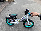 Біговел, велокат 12" від 2-5 років, надувні колеса, ручне гальмо, дзвінок BALANCE TILLY Animate T-212526, фото 3
