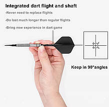 Набір оперень для дротиків дартс 3 штуки, фото 3
