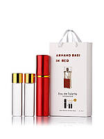 ARMAND BASI IN RED EDT 3X15 ML парфуми міні в подарунковій сумочці