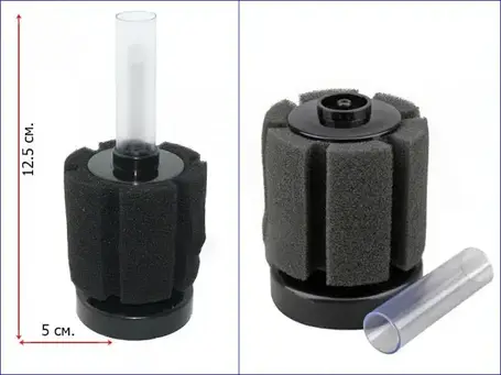 Фільтр аерліфтний, AQUAXER Filter Airlifting. Якісний аерліфтний фільтр в акваріумі., фото 1