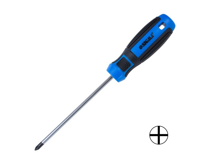 Викрутка хрестова, PH 1×125мм CrV Mega SIGMA 4009381