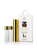 VERSACE CRYSTAL NOIR EDP 3X15 ML парфюм мини в подарочной сумочке