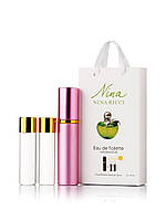 NINA RICCI PLAIN EDT 3Х15 ML парфюм мини в подарочной сумочке