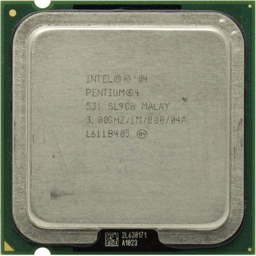 Процесор Intel Pentium 4 531 3.00 GHz / 1M / 800 (SL9CB) s775, tray