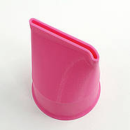 Насадка пластикова для зефіру велика Пелюстка троянди — 4 см, фото 2