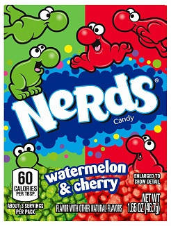 What-a-Melon & So Verry Cherry Nerds 36g, фото 1