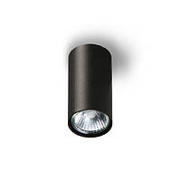 Точечный светильник с одной лампой черный GU10 55х100 мм