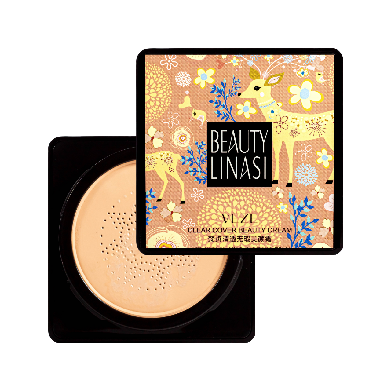 Тональний крем-кушон Veze Clear Cover Beauty Cream, № 01 бежевий, фото 1