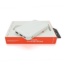 Powerbank Torima TRM-1005 5000mAh, White/Black, (170g), Blister