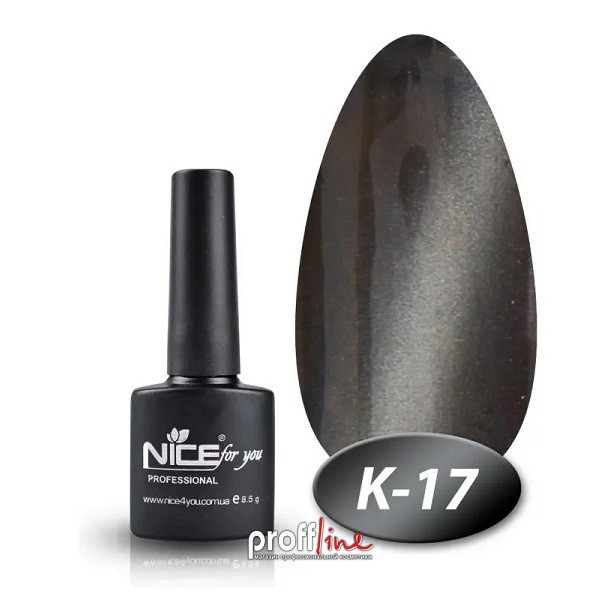 Гель-лак Nice котяче око К - 17, фото 1