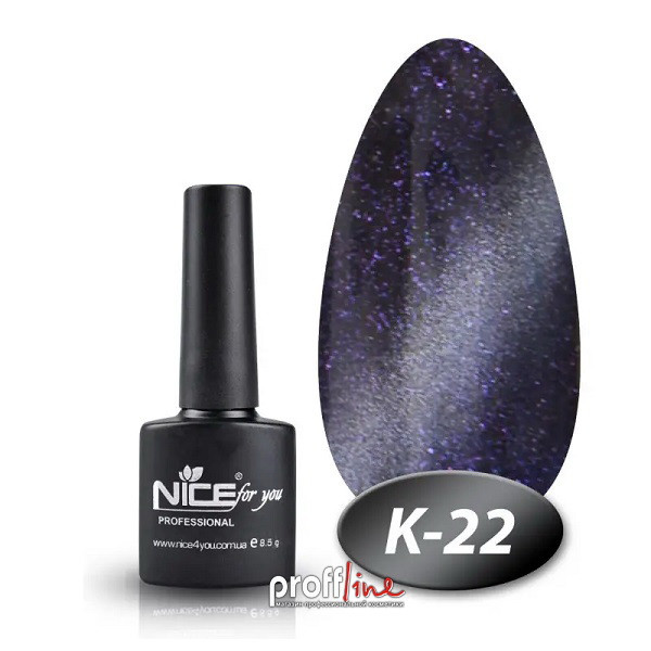 Гель-лак Nice котяче око К - 22, фото 1