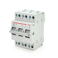 Перемикач навантаження DMK 340 (3p 40A) 1-0-2 (мережа-генератор), триполюсний, трипозиційний, 40А