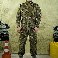 Форма мультикам рип-стоп (44 - 46 р) Камуфляжный костюм военный мужской для ЗСУ тактический полевой боевой MAR