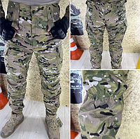 Брюки мультикам мужские Грифоны (48 - 54р) рип стоп Тактические штаны камуфляжные боевые летние ЗСУ MAR