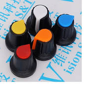 Ручка AG2 для багатооборотних прецезіонних  дротяних потенціометрів WH148, Yellow, 100шт в упаковці, ціна за