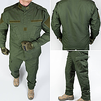 Тактическая армейская форма рипстоп олива (S - XXL) Униформа для национальной гвардии Украины мужская боевая