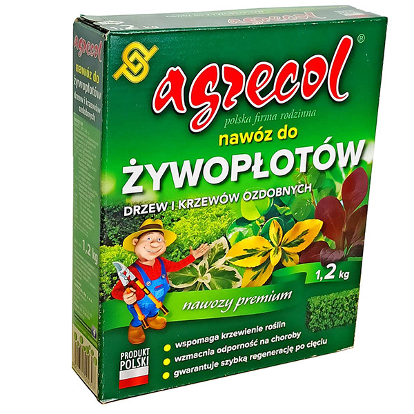 Добрива 1,2 кг для живих огорож, декоративних дерев і чагарників Agrecol