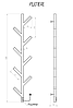 Сушка для рушників чорний, Цедро 1200х255 KOSSER, фото 5
