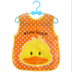 Слинявчик фартух з ковшем для їжі "Каченя" (20191)