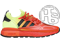Мужские кроссовки Adidas ZX 2K Boost Solar Yellow Hi Res Red FW0482 44