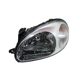 Фара Daewoo Lanos, Ланос, Сенс ліва чорний корпус (під коректор)