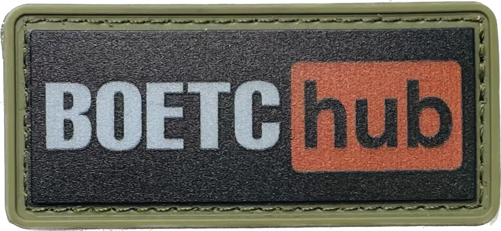 Нашивка BOETC HUB PVC