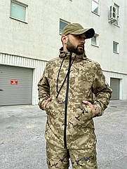 Військова тактична куртка Terra зелений піксель: (осінь - весна)