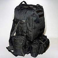 Рюкзак штурмовой Kurok c 3 подсумками на Molle 55 л Black