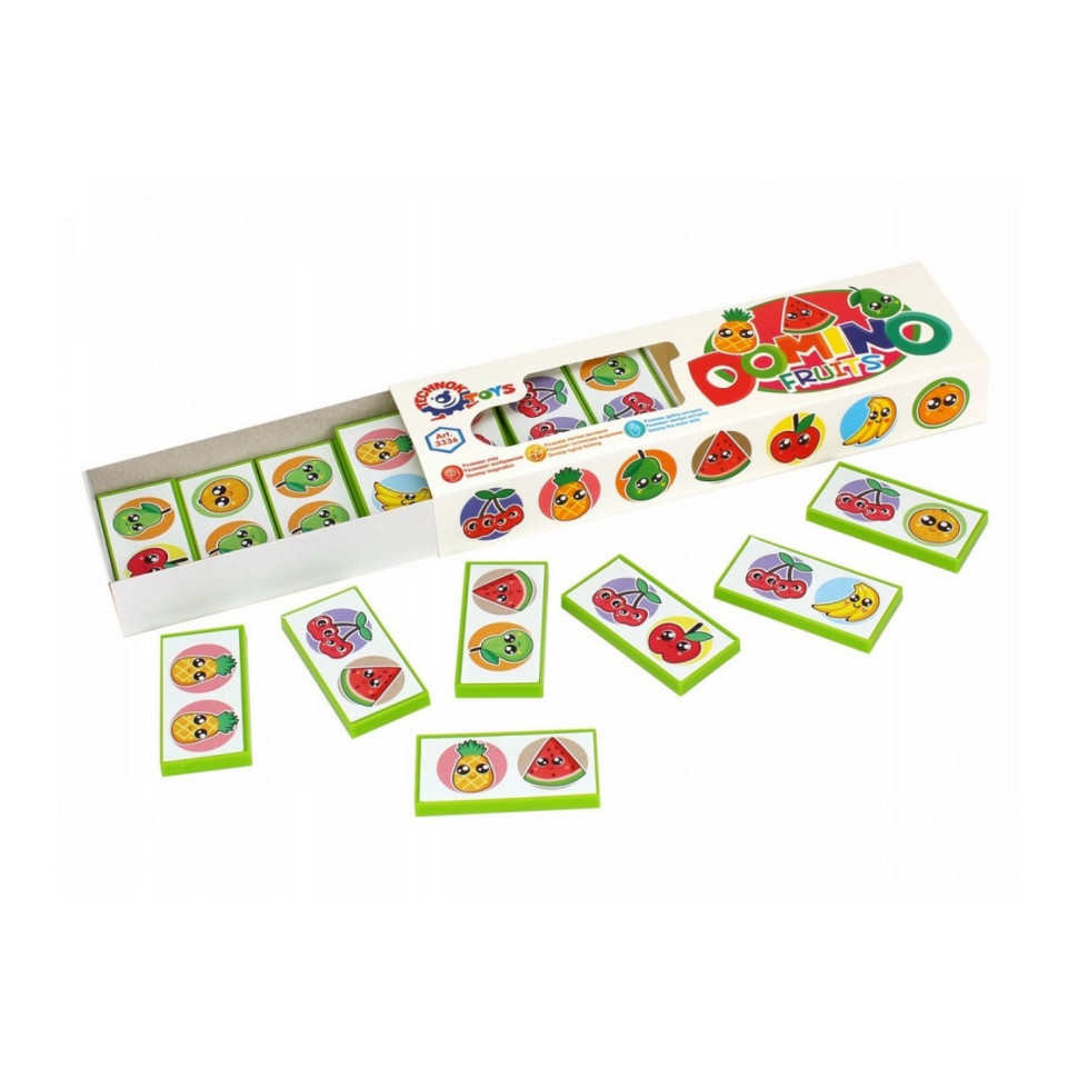 Настіільна гра mebelime  mebelime  Домііно дитяча mebelime "Фрукти" ТехноК 3336TXK, фото 1