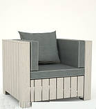 Столик кавовий дерев'яний для дому, кафе та ресторану Тоскана, фото 6