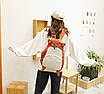 Рюкзак міський спортивний корейський рюкзак-іграшка лис лисеня лисиця помаранчевий, фото 6