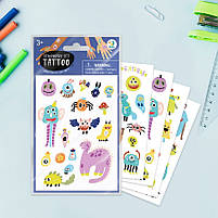 Набіір дитячих тимчасових татуювань "Монстри на вечіірціі" DoDo Toys 301099, фото 4