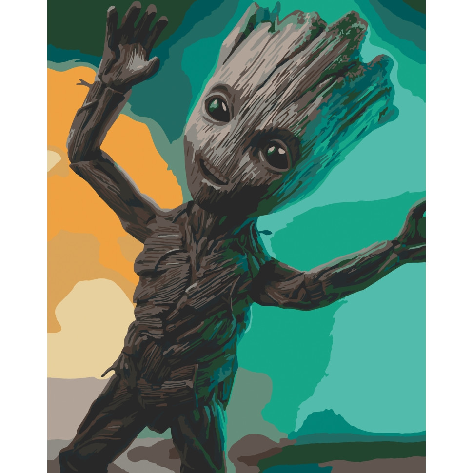 Картина за номерами mebelime "Грут танцює" Art Craft 16003-AC 40х50 см