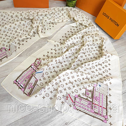 Тонкий шарф-палантин Louis Vuitton, фото 4