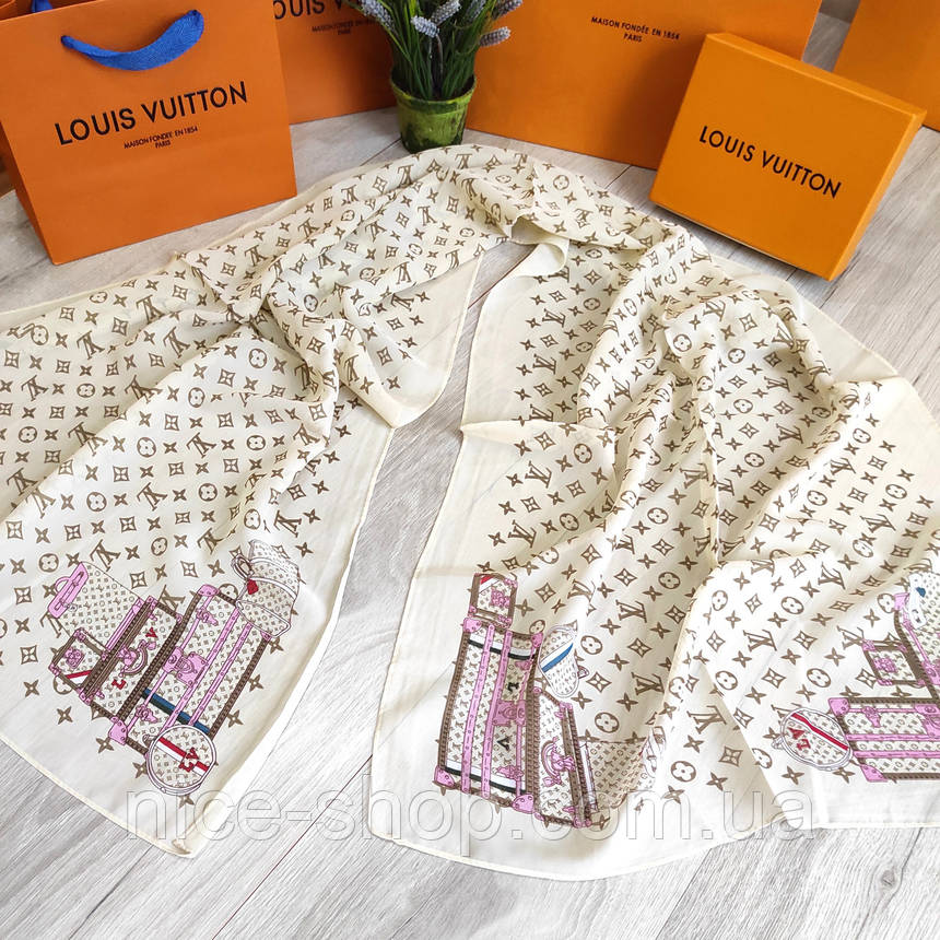 Тонкий шарф-палантин Louis Vuitton, фото 1