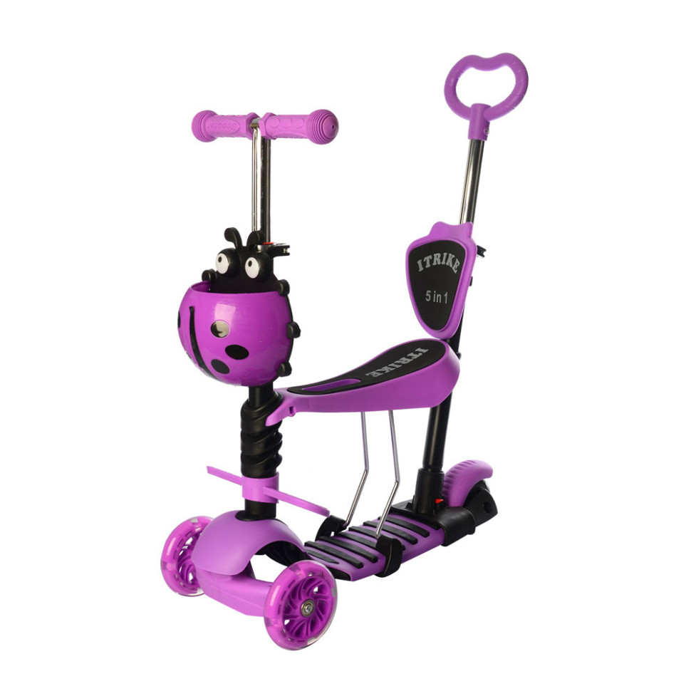 Дитячий mebelime самокат iTrike JR 3-026-V MAXI 5 в 1, фото 1
