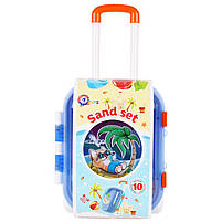 Набіір для гри в піісочниціі ТехноК 6009TXK у валіізіі, фото 5