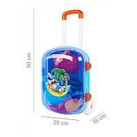 Набіір для гри в піісочниціі ТехноК 6009TXK у валіізіі, фото 6