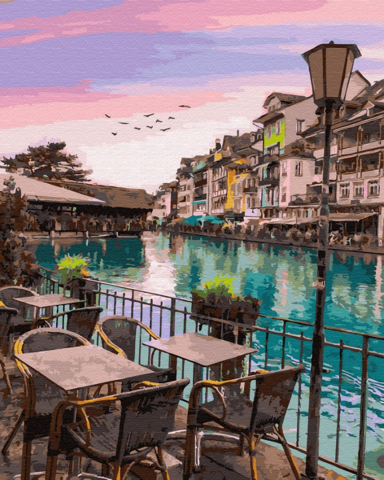 Картина mebelime mebelime за номерами. Brushme "Вечір в Анталії" GX32321, 40х50 см, фото 1