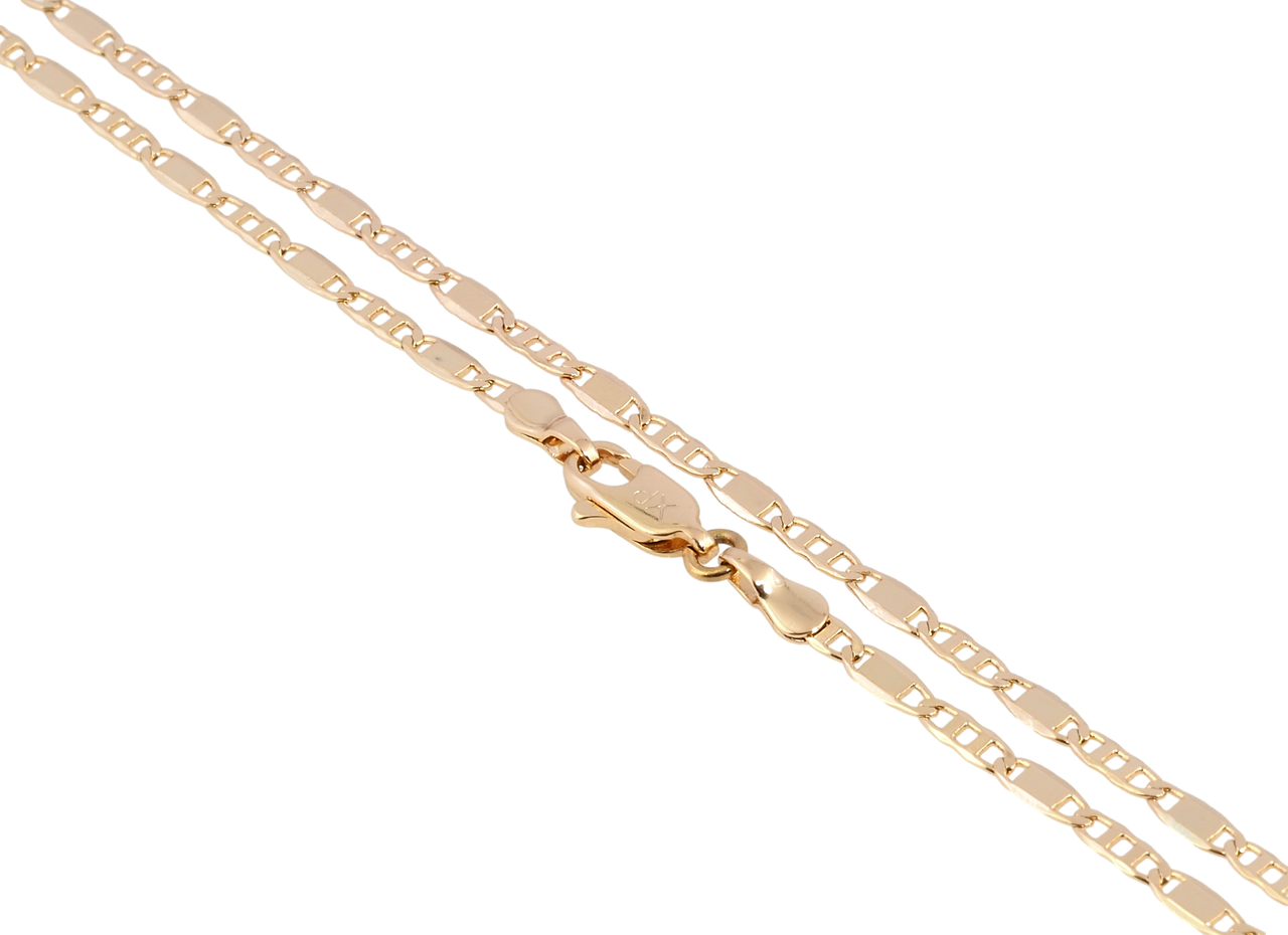 Ланцюжок Xuping Позолота 18K "Плетіння Морський ланцюг декоративний довжина 44см х 2.5мм