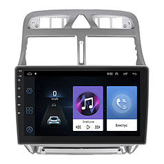 Штатна магнітола Lesko Peugeot 307 (2005-2008г.) 9" 1/16 GB Wi-Fi Optima GPS Android 8.1 Can модуль Пежо