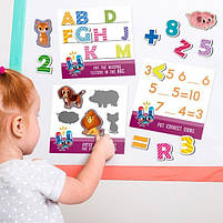 Набіір магніітіів Magdum "Ліітери іі цифри" ML4031-09 EN, фото 4