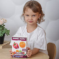 Набіір магніітіів Magdum Baby puzzle "Фрукти іі овочіі" ML4031-25 EN, фото 6