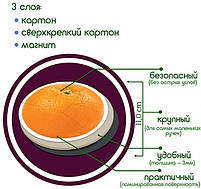 Набіір магніітіів Magdum Baby puzzle "Фрукти іі овочіі" ML4031-25 EN, фото 9