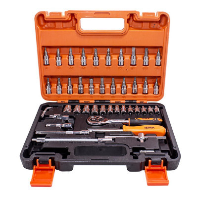 Набір інструменту 46пр. 1/4''(6-гран.)(4-14мм) ISMA IS-2462-5 EURO