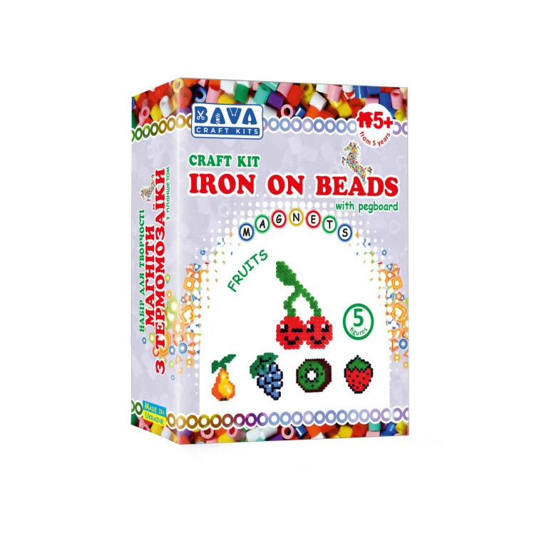 Набір mebelime для творчості Магніти з термомозаїки "Фрукти" УМНЯШКА TM-020, фото 1