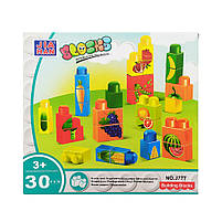 Конструктор mebelime Blocks "Фрукти та Овочіі" Keedo J777, 30 елемента, фото 2