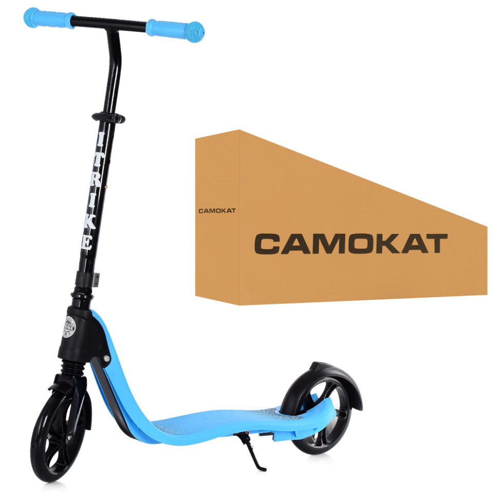 Самокат Дитячий mebelime iTrike SR2-082-BL двоколісний, фото 1