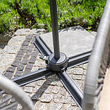 Парасолька садова KAZUAR Алюмінієва 350 см з поворотом на 360°, фото 8