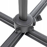 Парасолька садова KAZUAR Алюмінієва 350 см з поворотом на 360°, фото 5